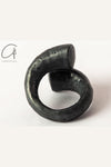 Parts of Four Big Twisted Druid Ring E1601-13-KA (Big Twisted KA large twisted oxidized black silver) PPOF25